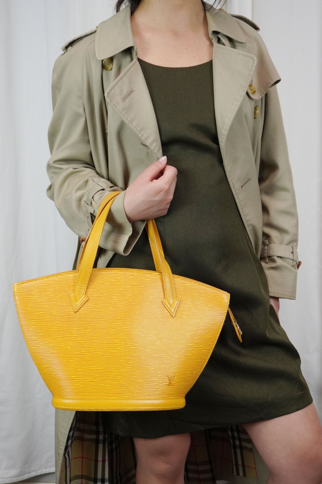 Louis Vuitton Saint Jacques PM Epi Yellow - Jade Vintage