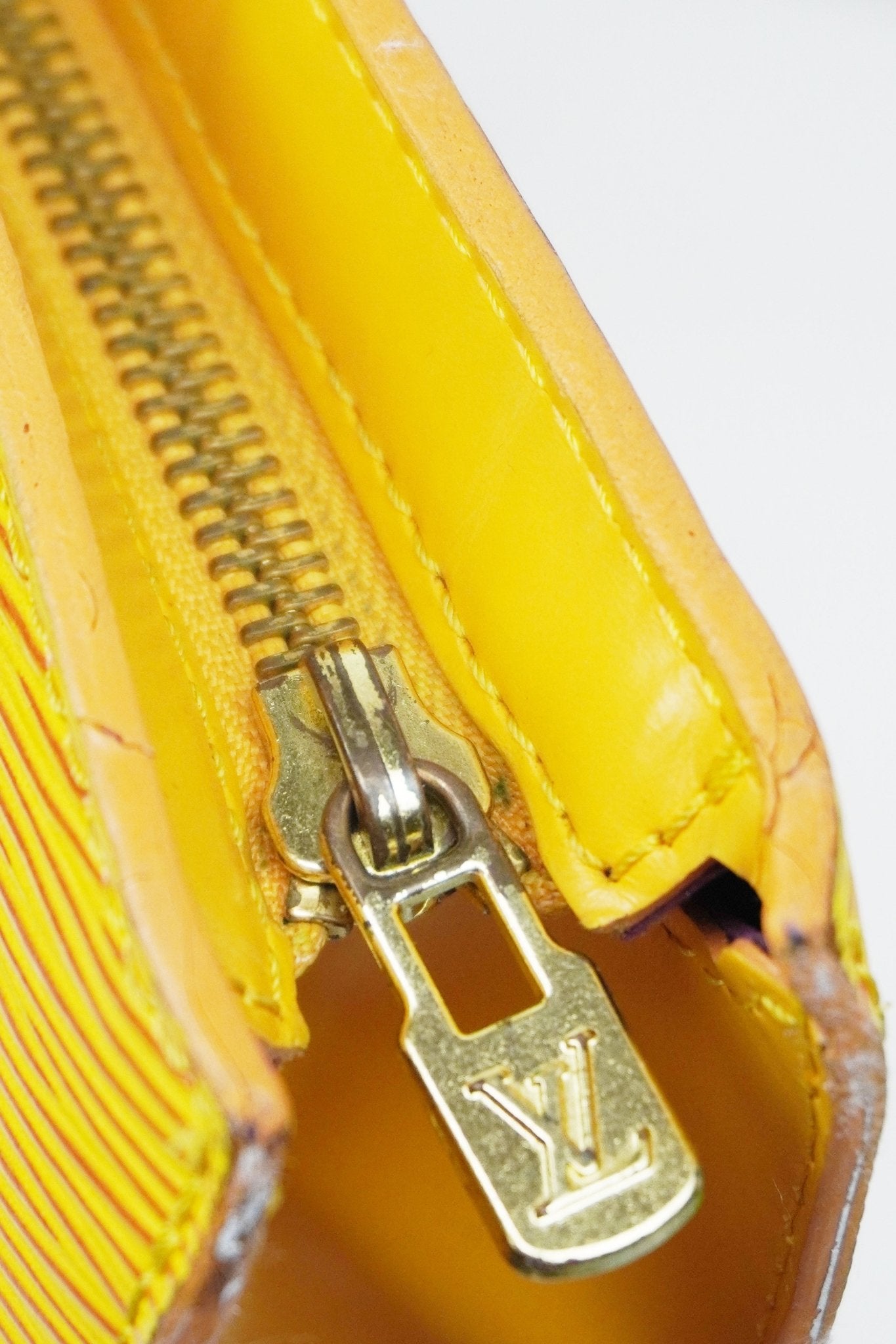 Louis Vuitton Saint Jacques PM Epi Yellow - Jade Vintage