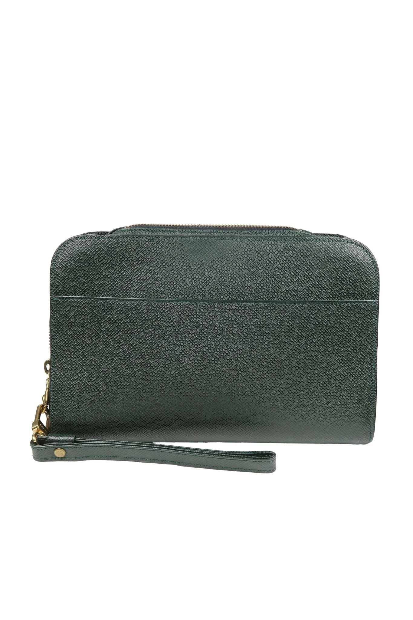 Louis Vuitton Taiga Leather Pochette Baikal - Jade Vintage