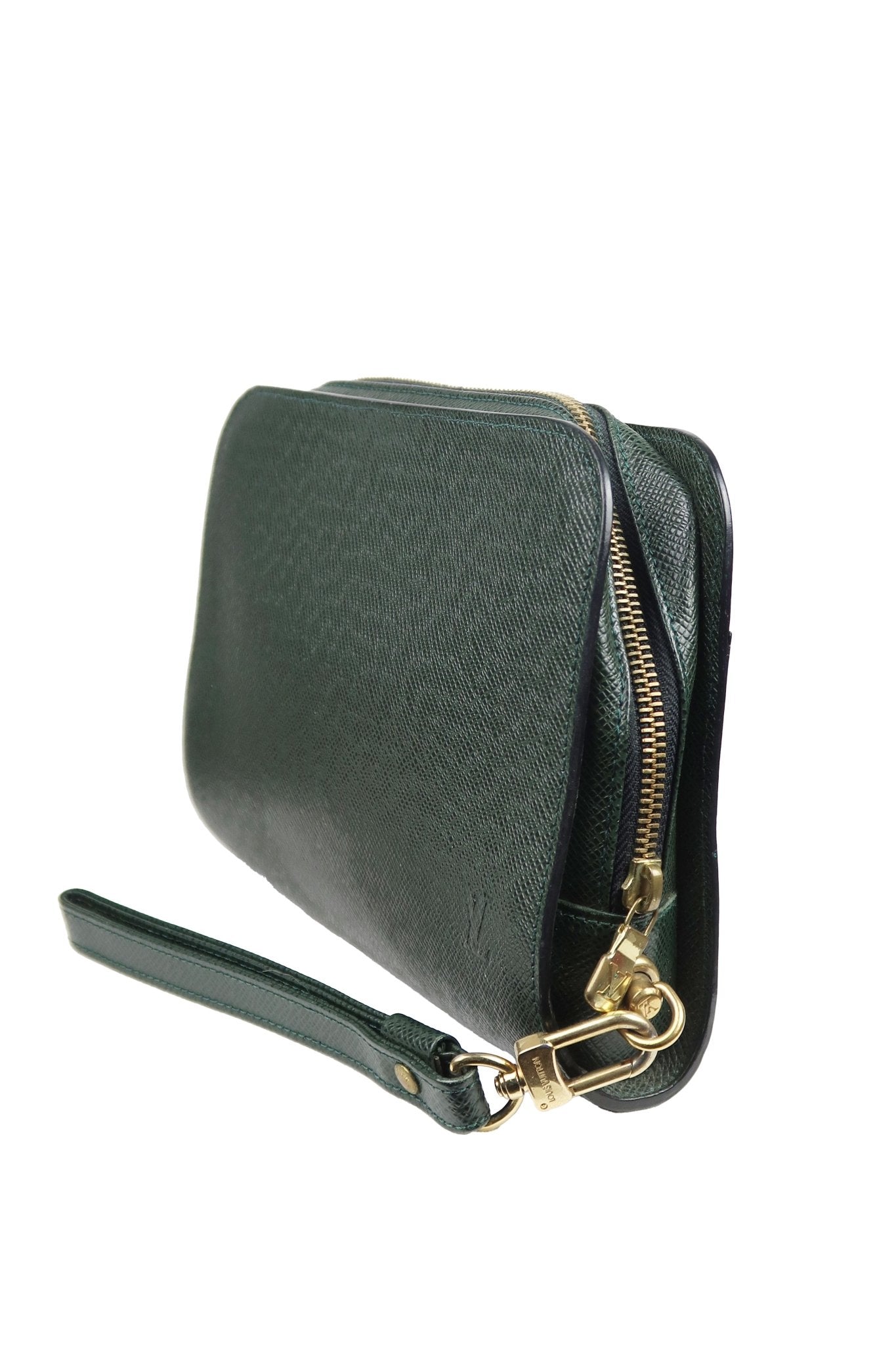 Louis Vuitton Taiga Leather Pochette Baikal - Jade Vintage