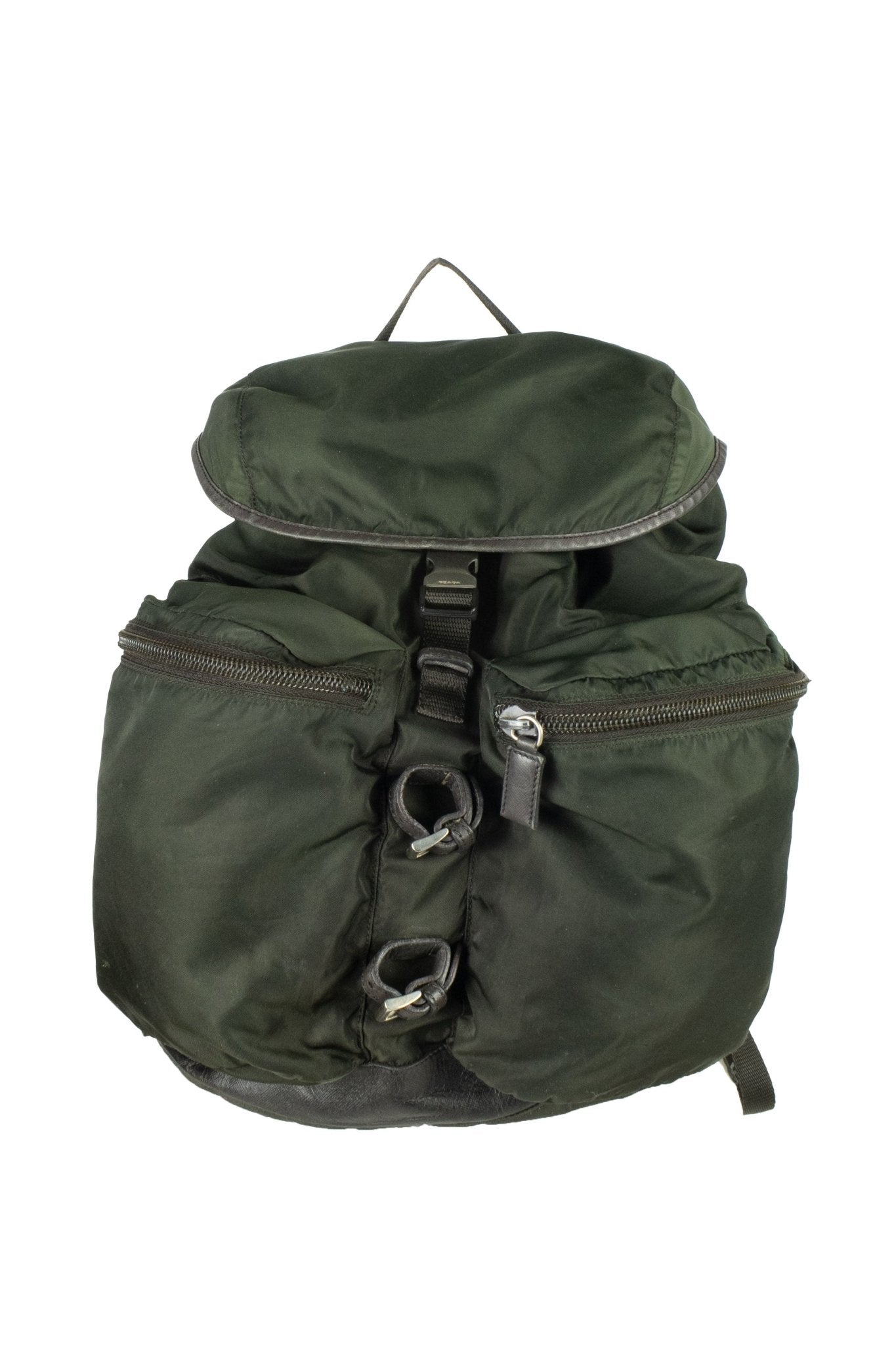Prada Nylon Backpack - Jade Vintage
