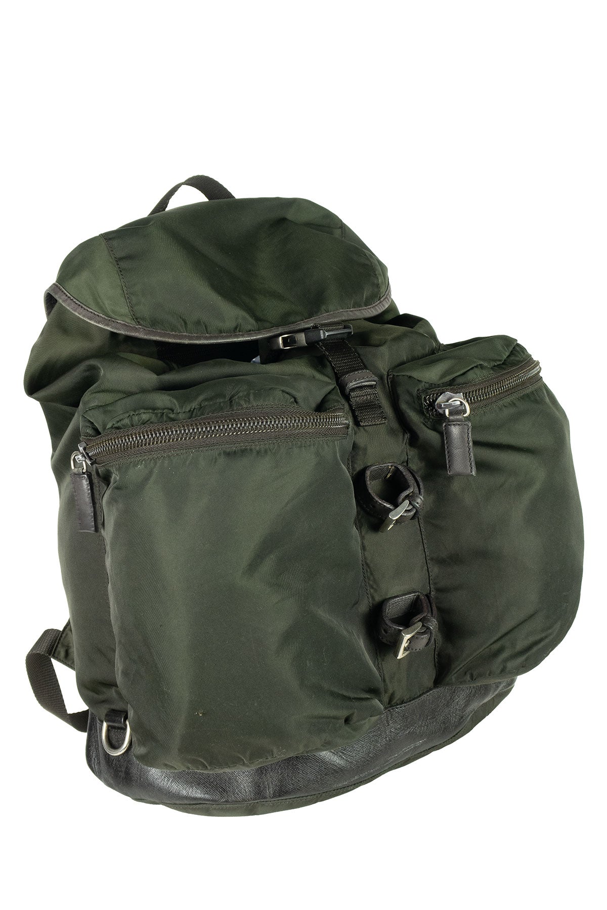 Prada Nylon Backpack - Jade Vintage