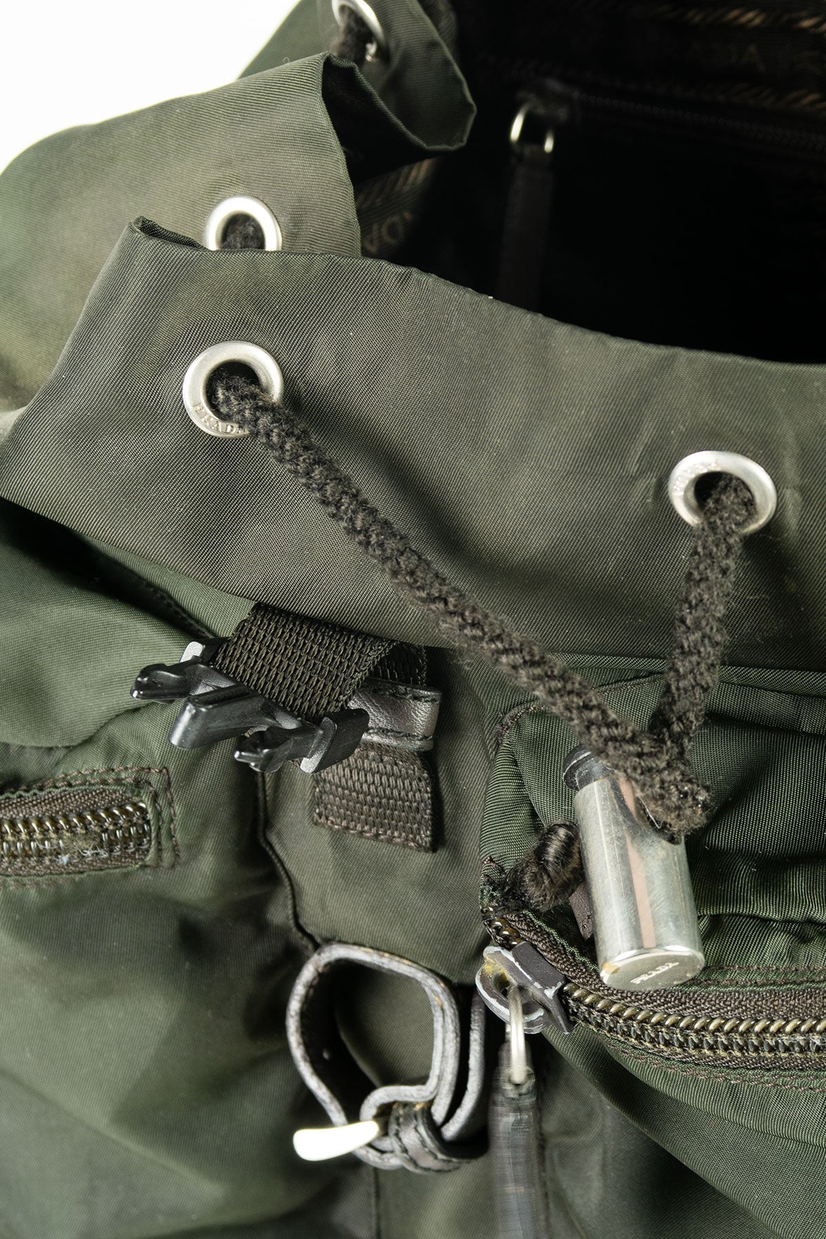 Prada Nylon Backpack - Jade Vintage