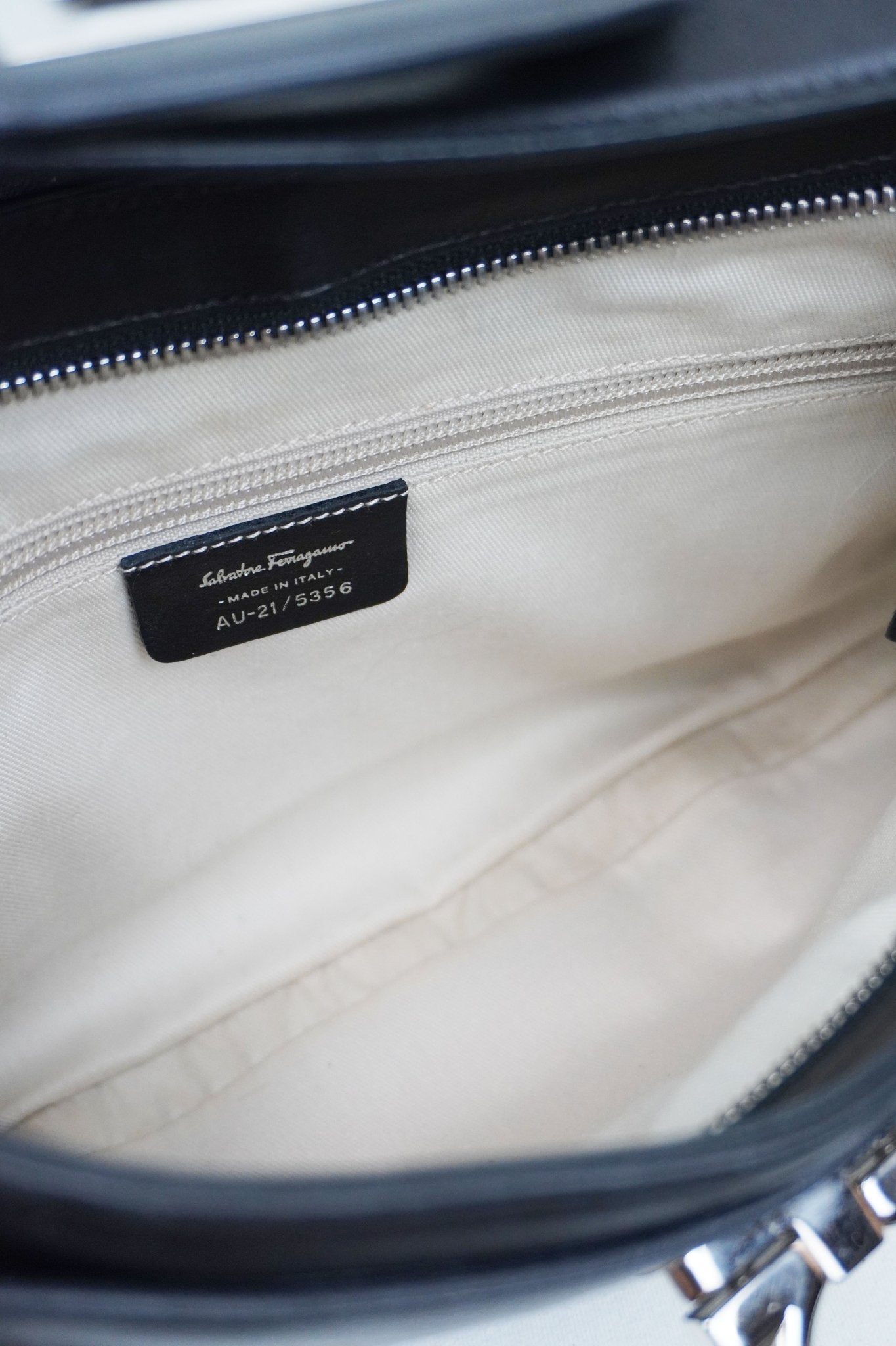Salvatore Ferragamo Gancini Shoulder Bag - Jade Vintage