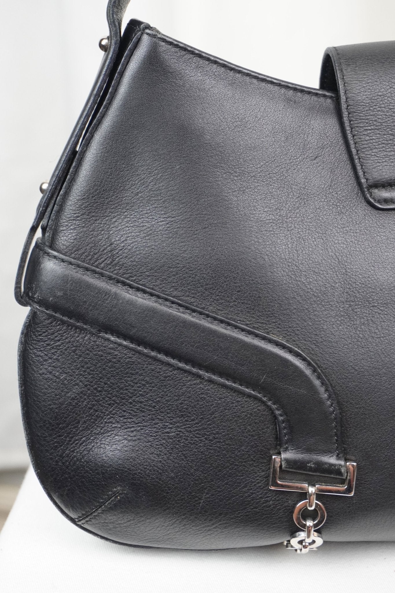 Salvatore Ferragamo Gancini Shoulder Bag - Jade Vintage