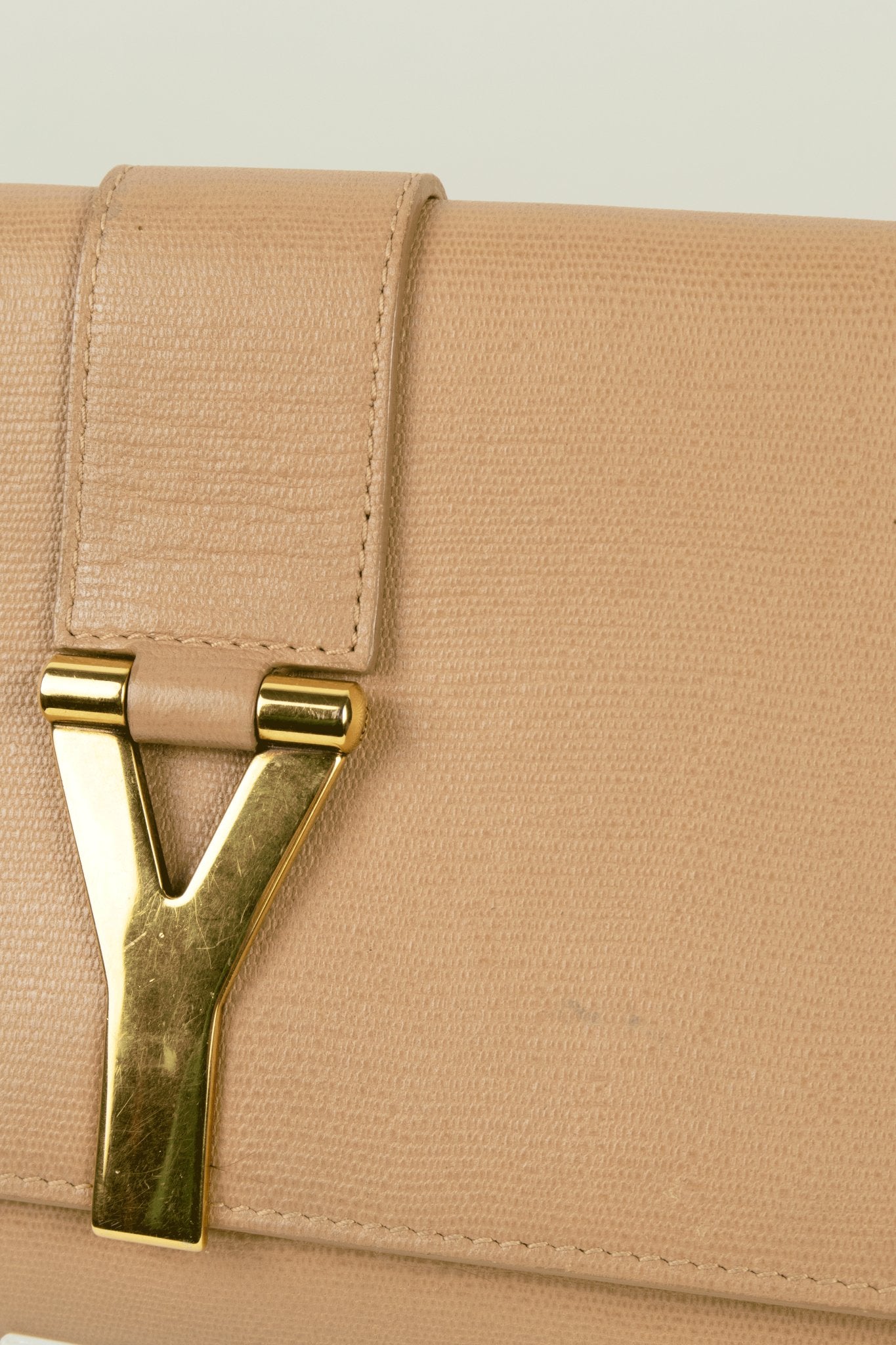 Yves Saint Laurent Cabas Chyc Y Ligne Clutch - Jade Vintage