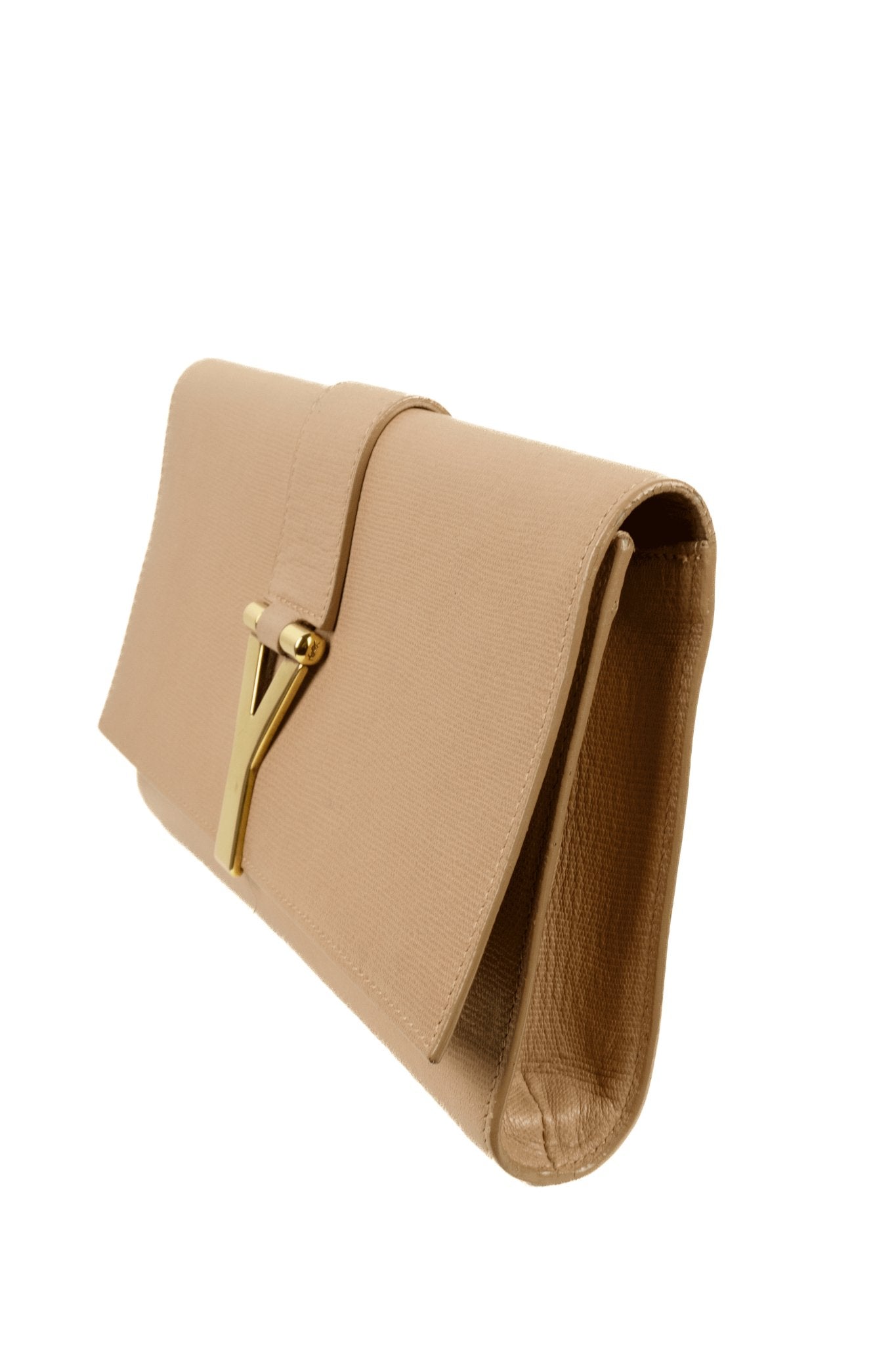 Yves Saint Laurent Cabas Chyc Y Ligne Clutch - Jade Vintage