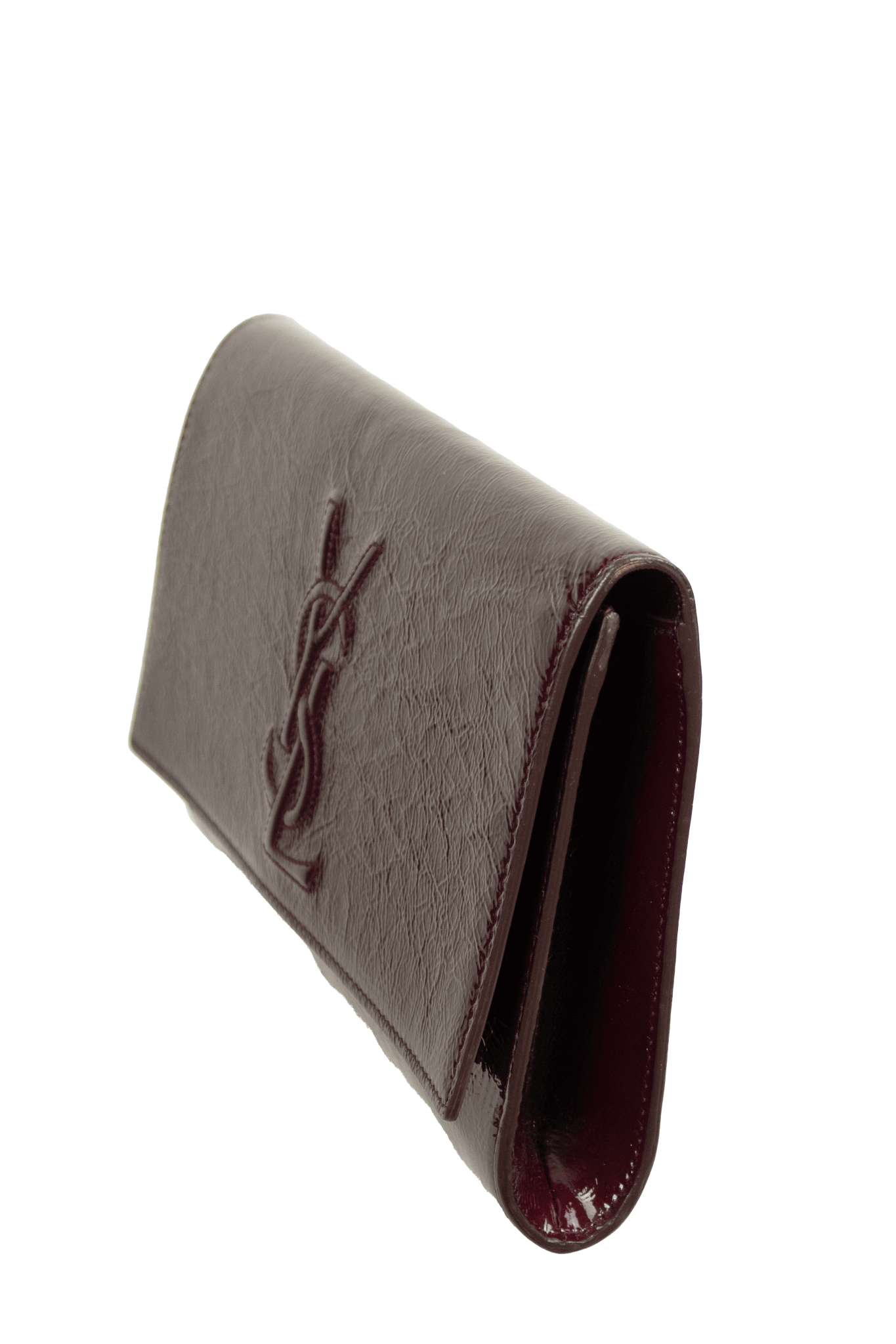 Yves Saint Laurent Patent Belle de Jour Clutch - Jade Vintage