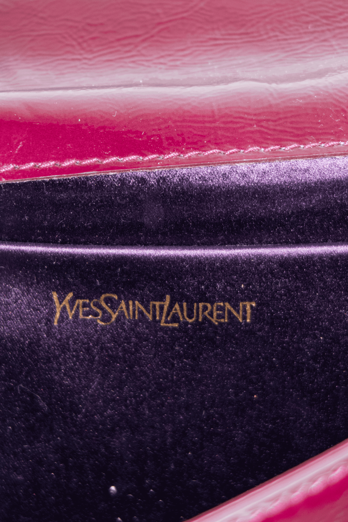 Yves Saint Laurent Patent Belle de Jour Clutch - Jade Vintage