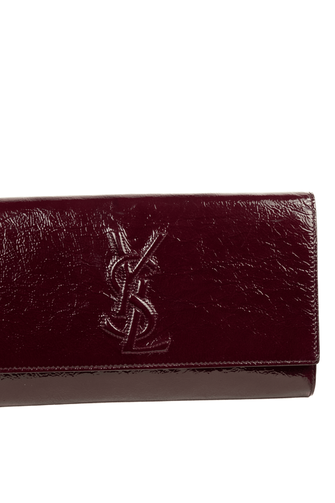 Yves Saint Laurent Patent Belle de Jour Clutch - Jade Vintage