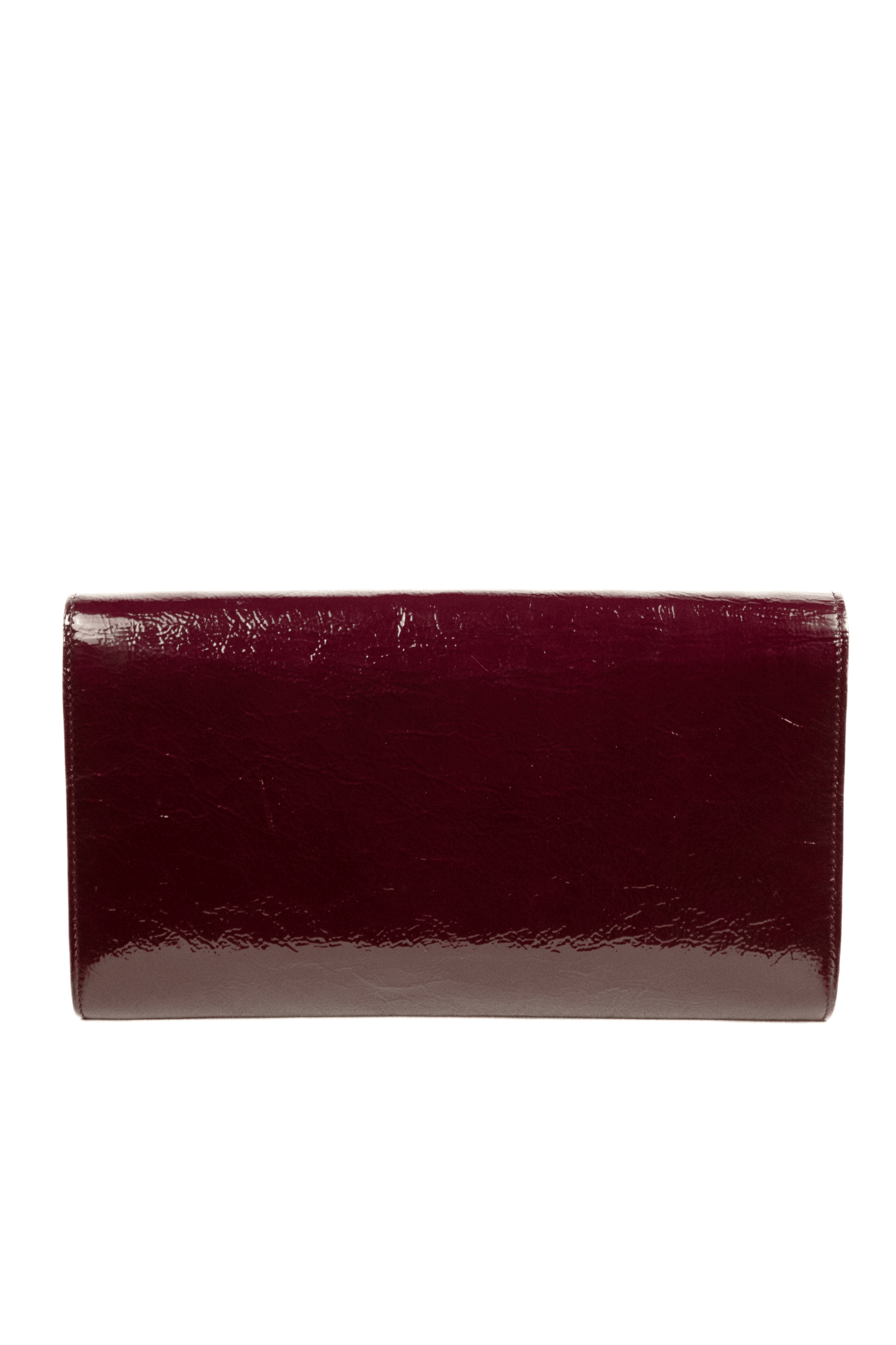 Yves Saint Laurent Patent Belle de Jour Clutch - Jade Vintage