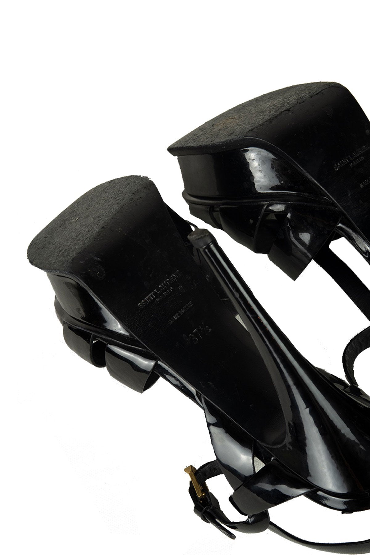 Yves Saint Laurent Tribute Heels / 37.5 - Jade Vintage