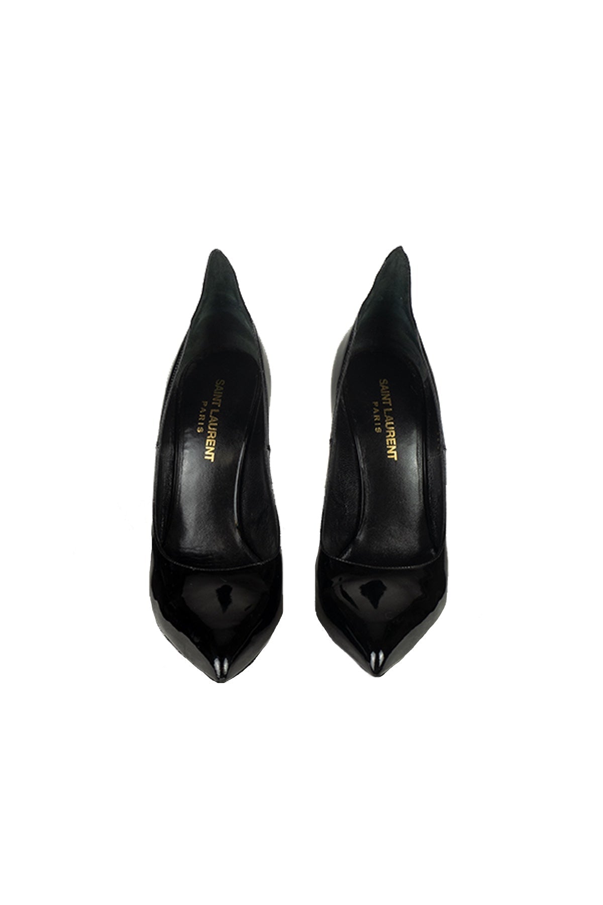 Yves Saint Laurent Vitello Heels / 36.5 - Jade Vintage
