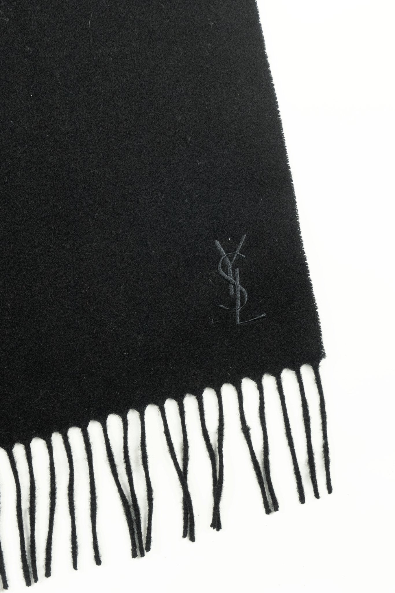 Yves Saint Laurent Wool Scarf - Jade Vintage