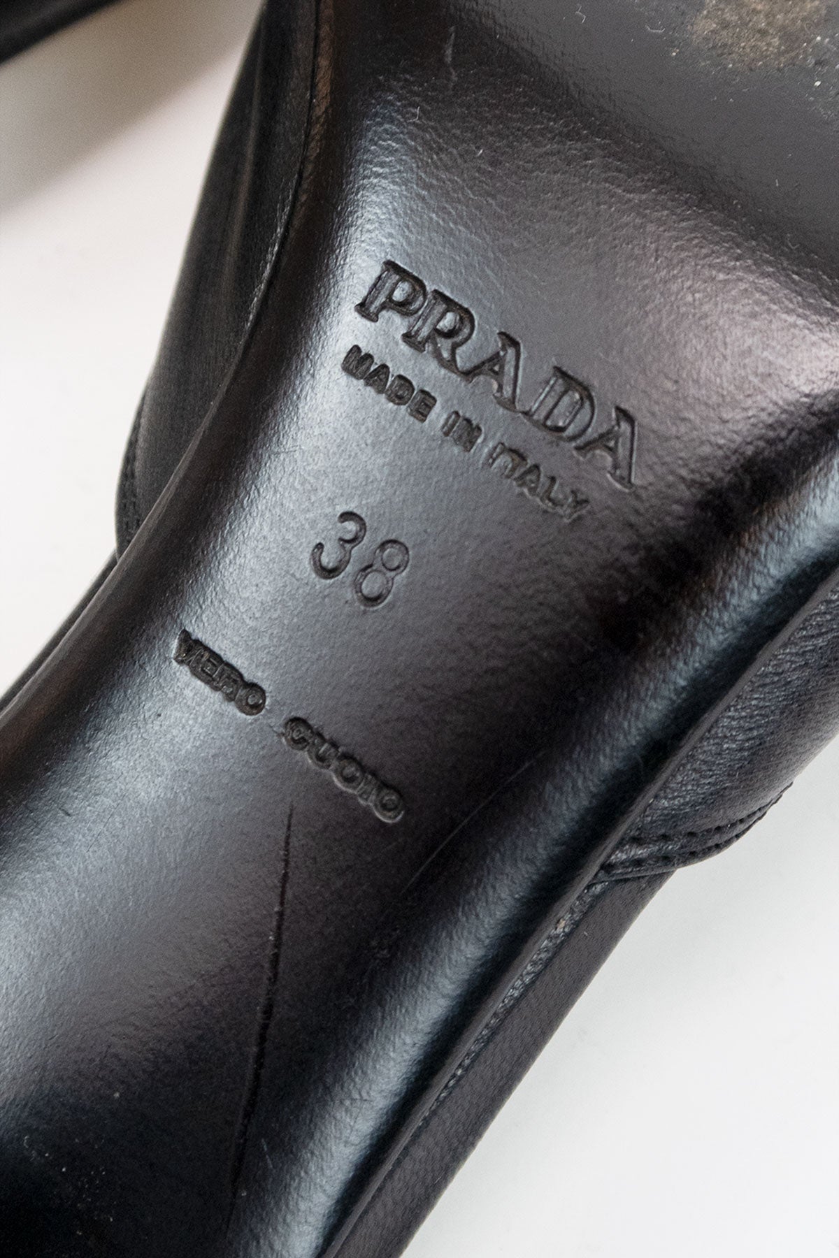 Prada Black Heels / 38 - Jade Vintage