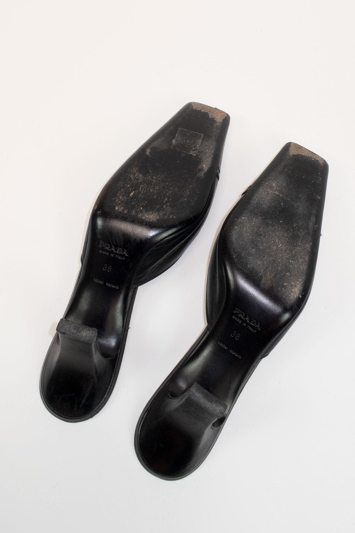 Prada Black Heels / 38 - Jade Vintage