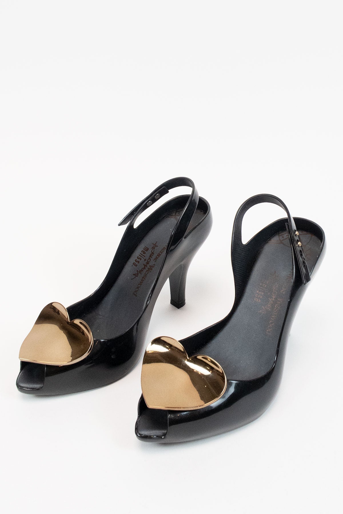 Vivienne Westwood Heart Heels / 10 (US) - Jade Vintage