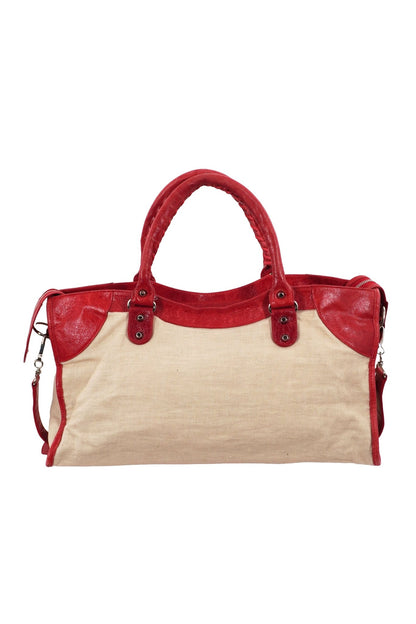 2007 Balenciaga Linen Chevre Part Time Bag - Jade Vintage