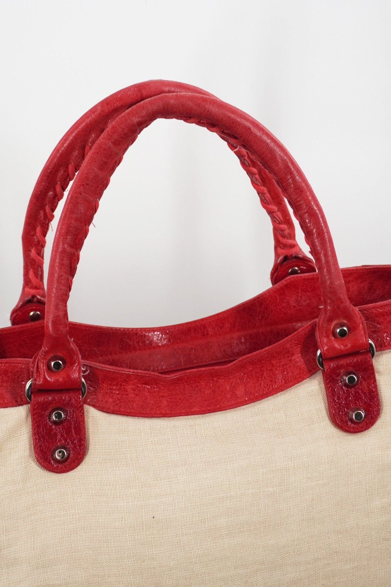 2007 Balenciaga Linen Chevre Part Time Bag - Jade Vintage