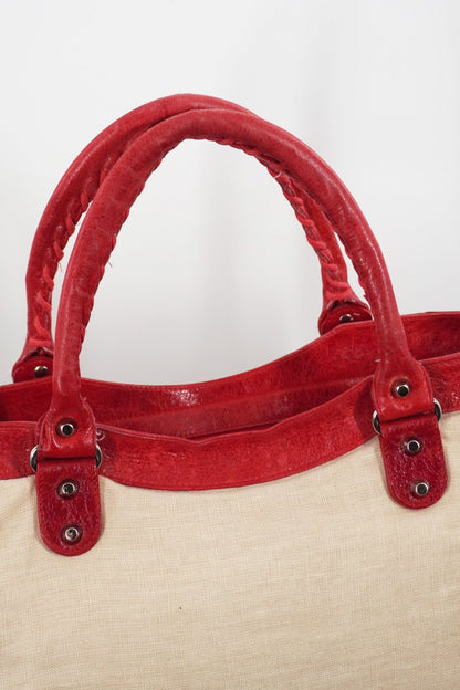 2007 Balenciaga Linen Chevre Part Time Bag - Jade Vintage
