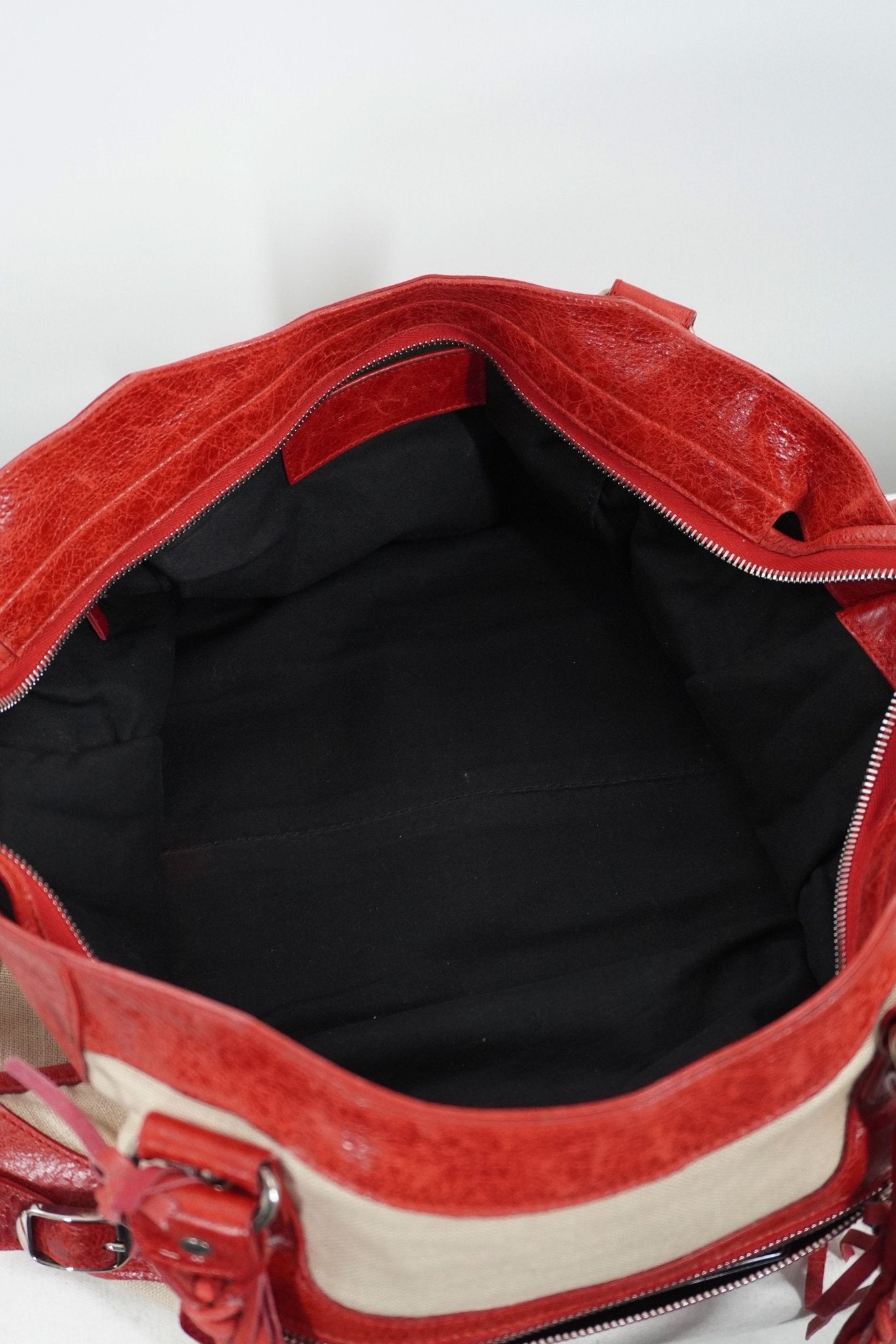 2007 Balenciaga Linen Chevre Part Time Bag - Jade Vintage