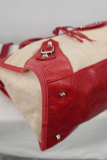 2007 Balenciaga Linen Chevre Part Time Bag - Jade Vintage