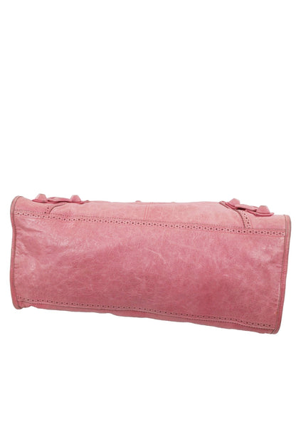2009 Balenciaga Framboise Pink Work Tote Giant 21 Leather Brogues - Jade Vintage