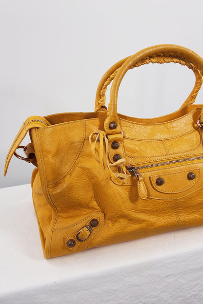 Balenciaga Yellow Part Time Bag