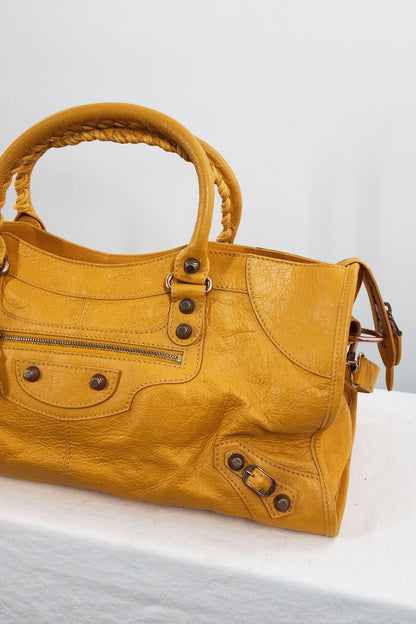 Balenciaga Yellow Part Time Bag