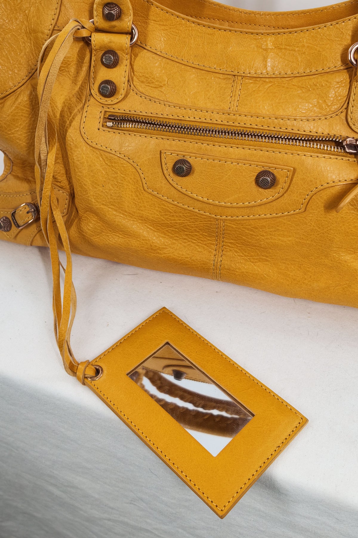 Balenciaga Yellow Part Time Bag