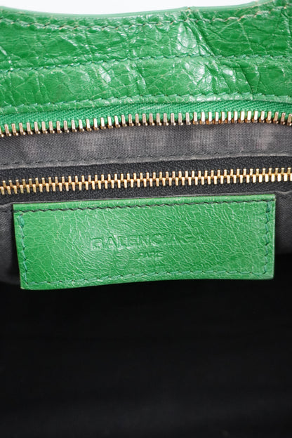 S/S 2015 Balenciaga Vert Trefle Medium City Giant 12 Gold Hardware