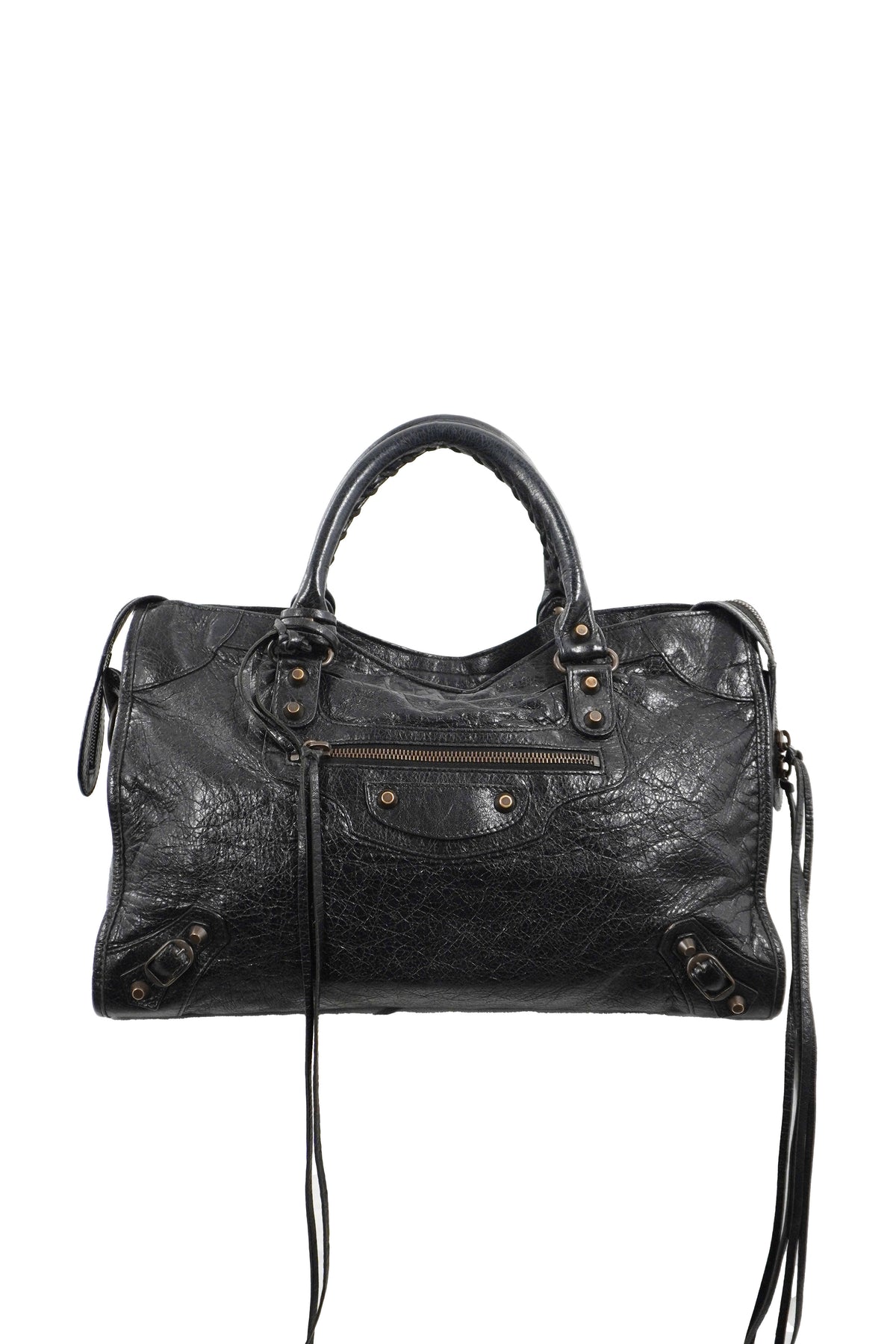 F/W 2013 Balenciaga Black Medium City Bag
