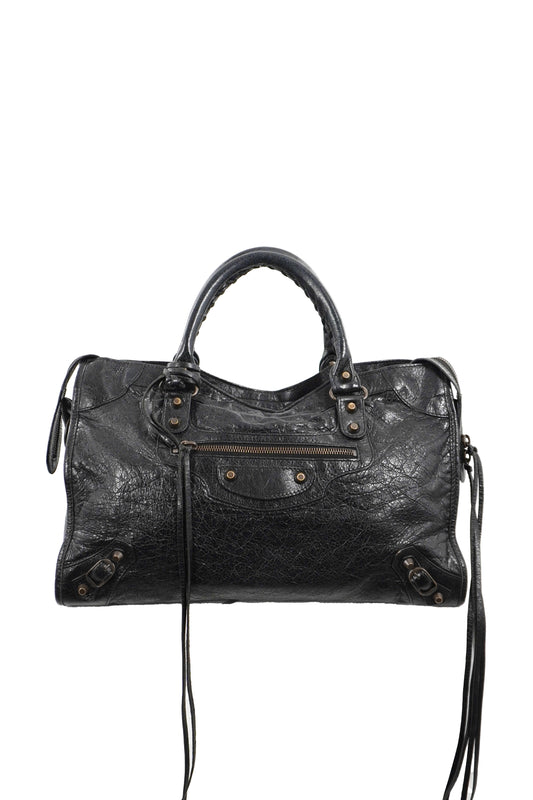 F/W 2013 Balenciaga Black Medium City Bag