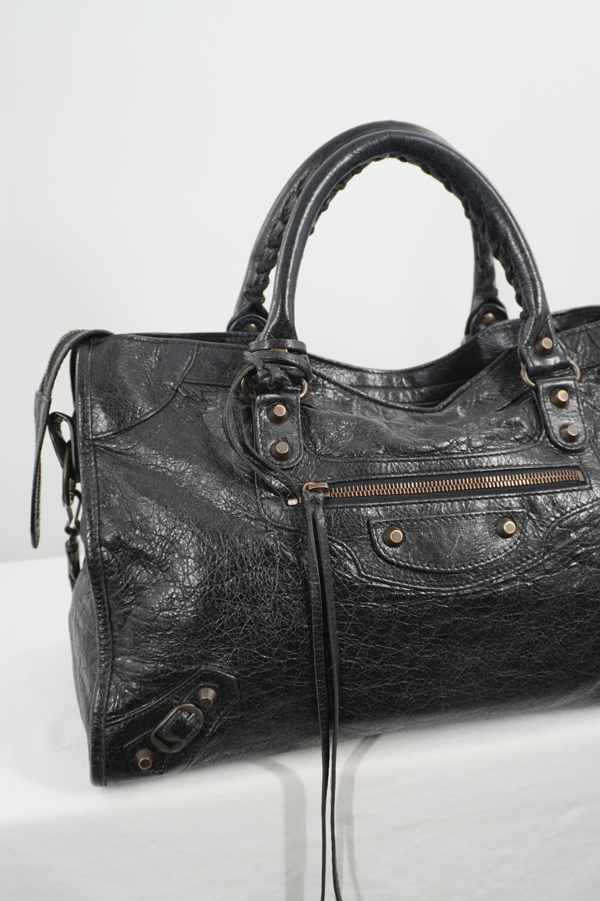 F/W 2013 Balenciaga Black Medium City Bag