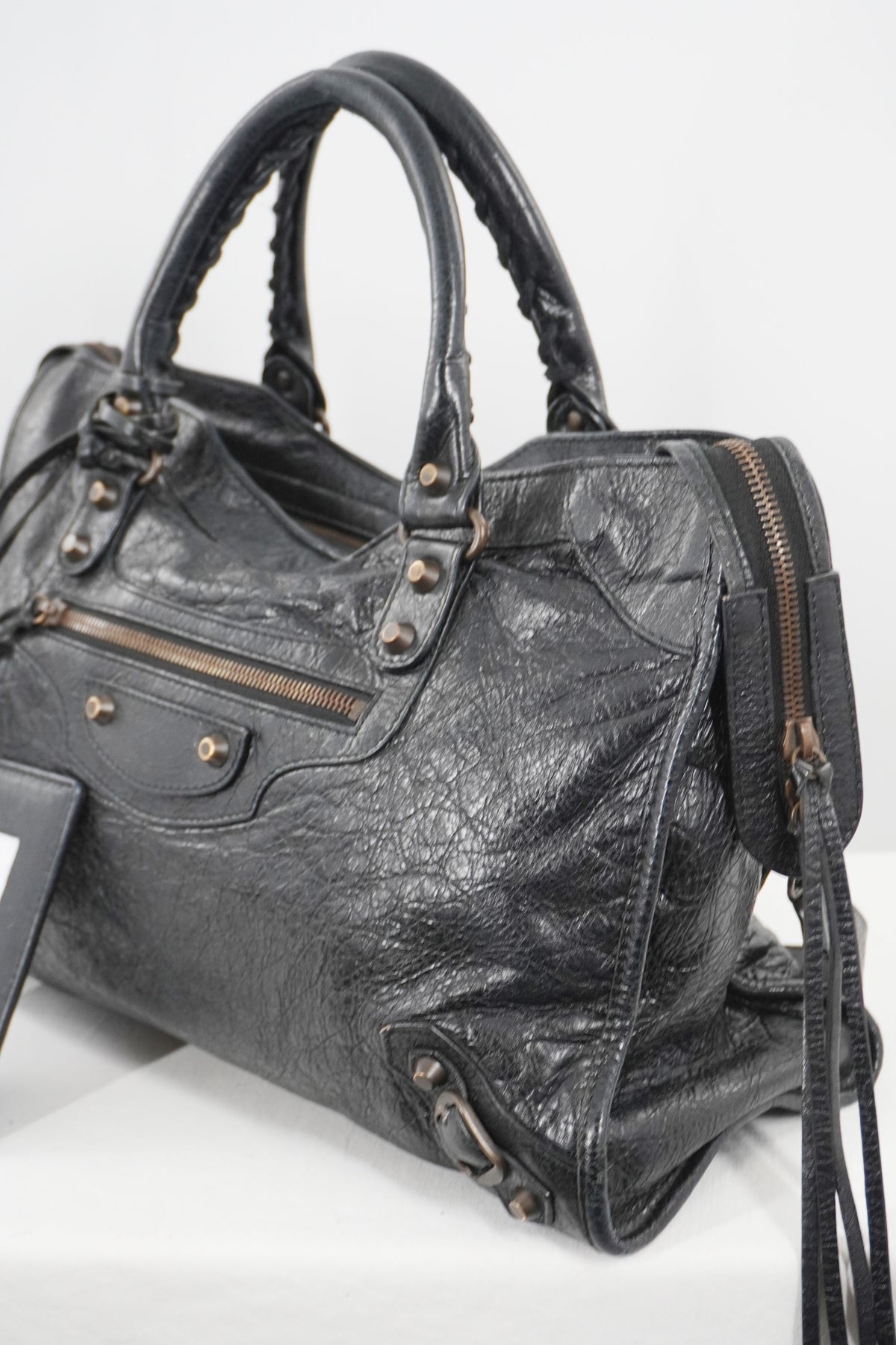 F/W 2013 Balenciaga Black Medium City Bag