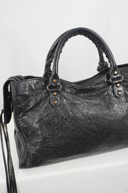 F/W 2013 Balenciaga Black Medium City Bag
