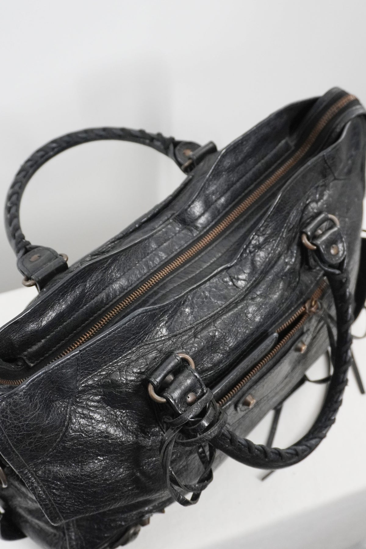 F/W 2013 Balenciaga Black Medium City Bag