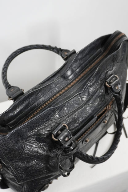 F/W 2013 Balenciaga Black Medium City Bag