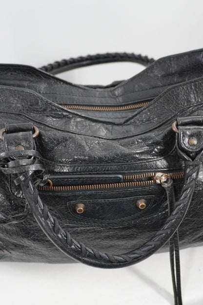 F/W 2013 Balenciaga Black Medium City Bag