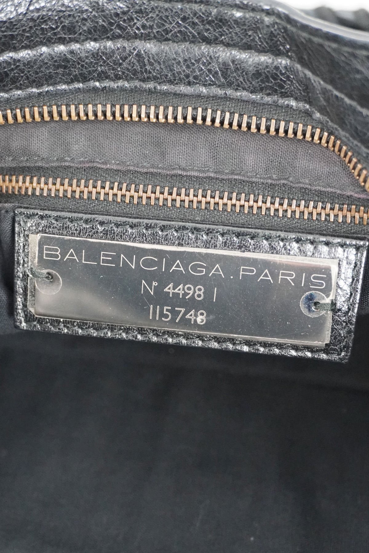 F/W 2013 Balenciaga Black Medium City Bag