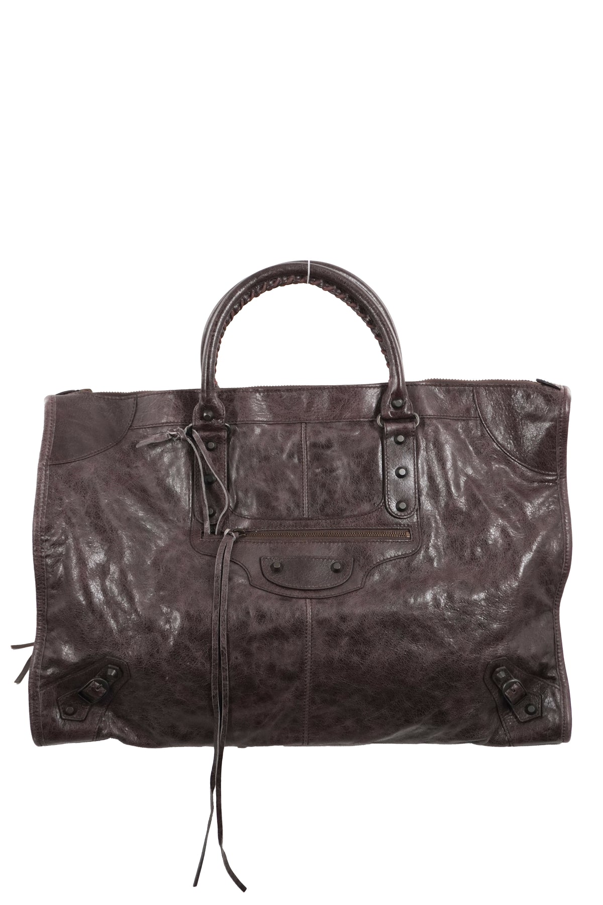 F/W 2009 Balenciaga Charbon Brown Weekender