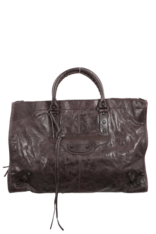 F/W 2009 Balenciaga Charbon Brown Weekender