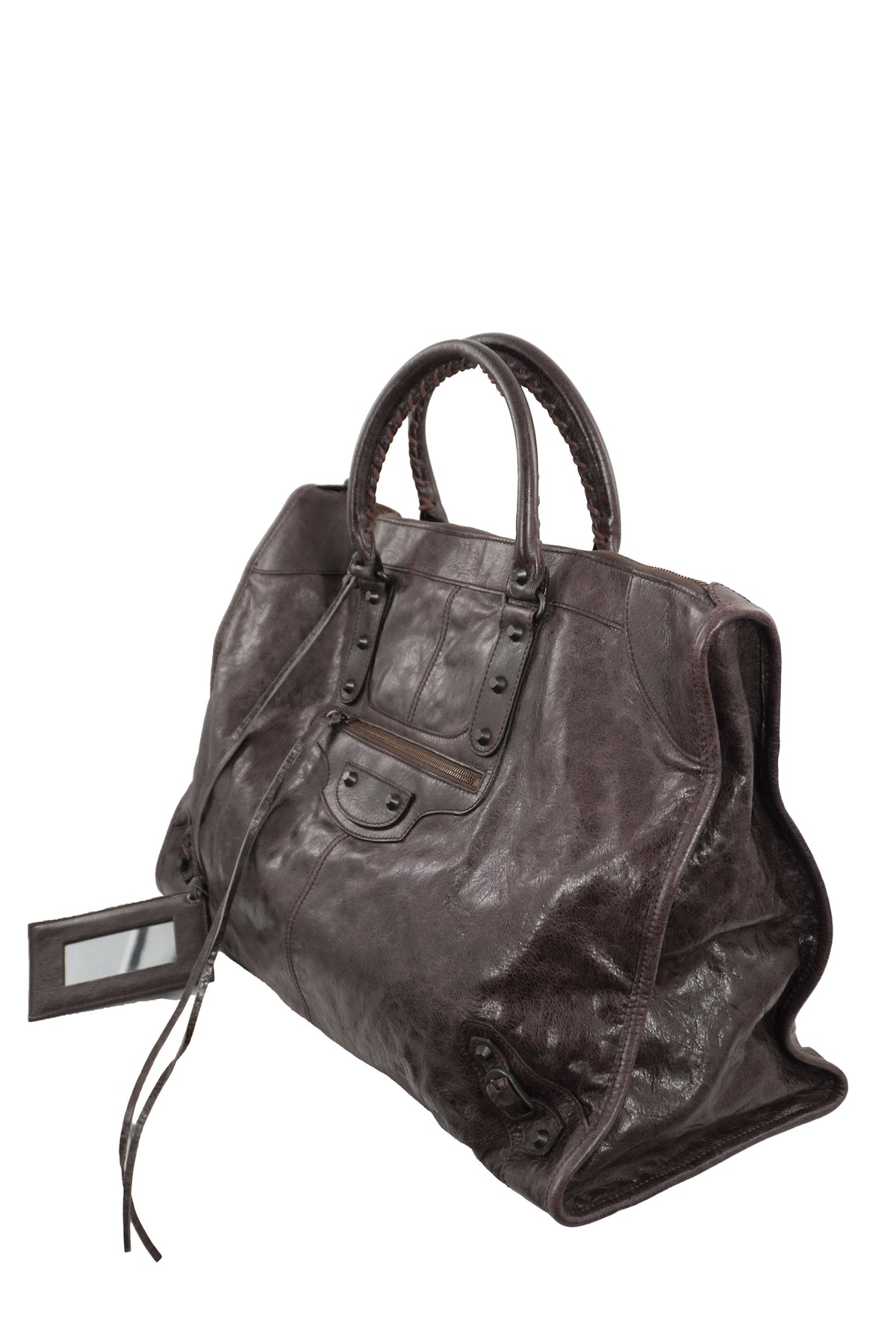 F/W 2009 Balenciaga Charbon Brown Weekender