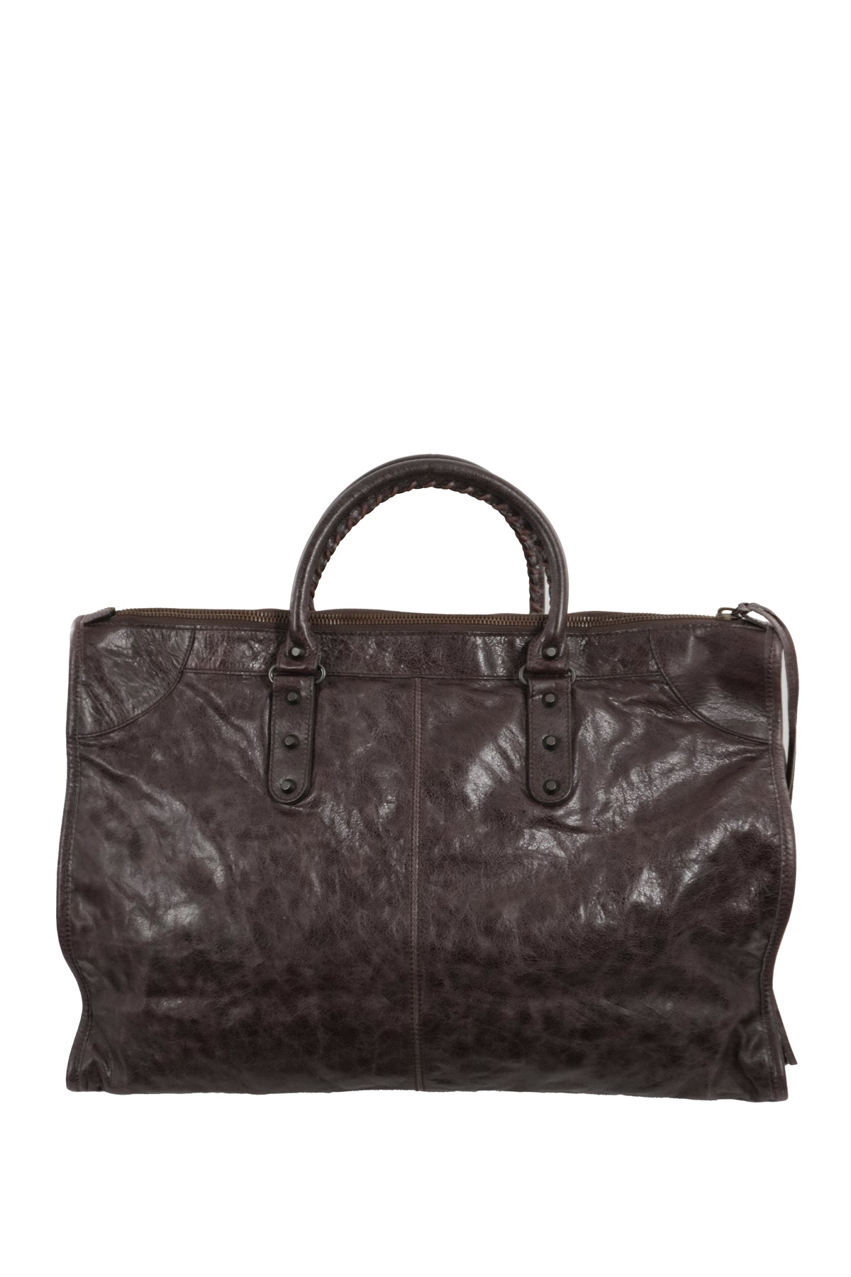 F/W 2009 Balenciaga Charbon Brown Weekender