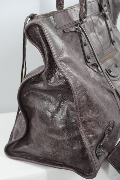F/W 2009 Balenciaga Charbon Brown Weekender
