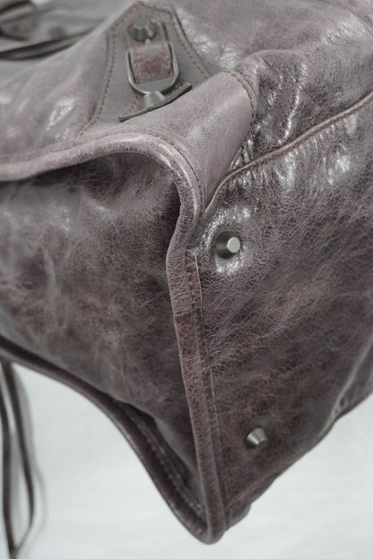 F/W 2009 Balenciaga Charbon Brown Weekender