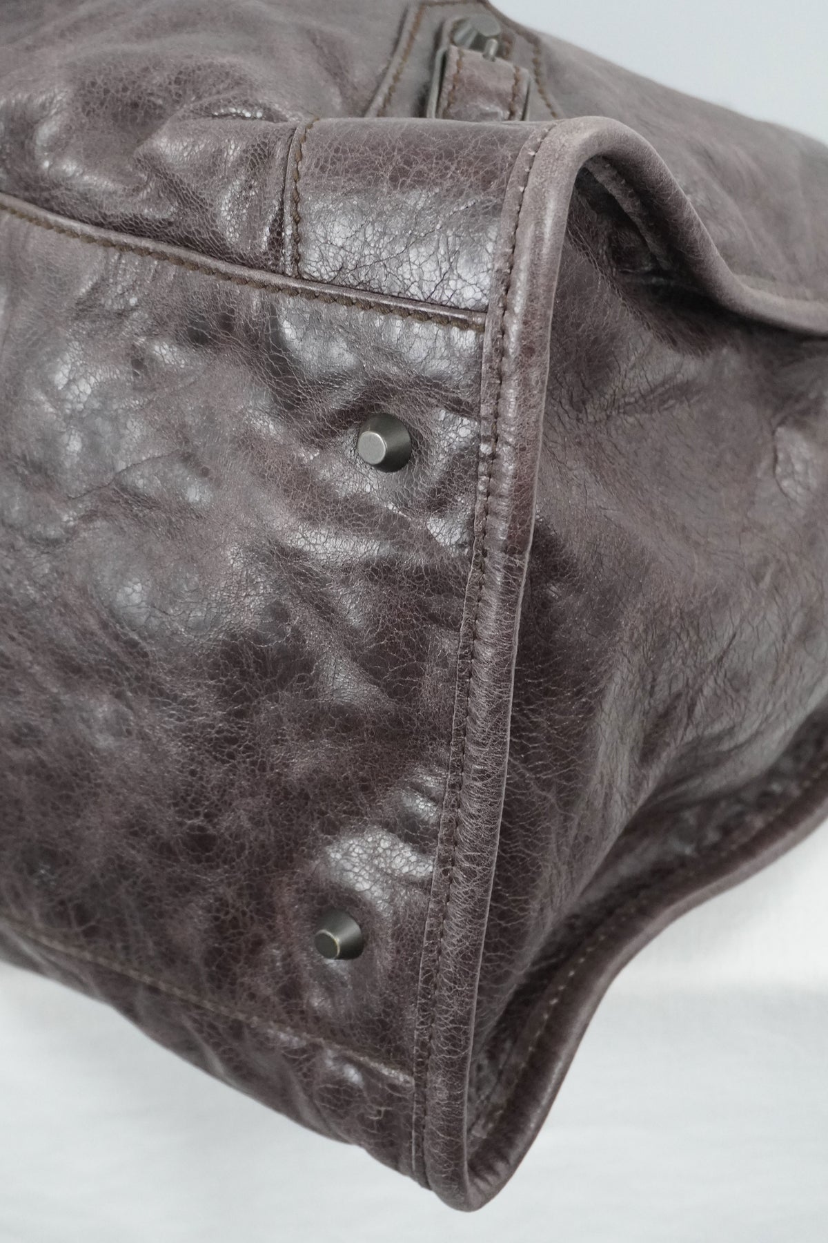 F/W 2009 Balenciaga Charbon Brown Weekender