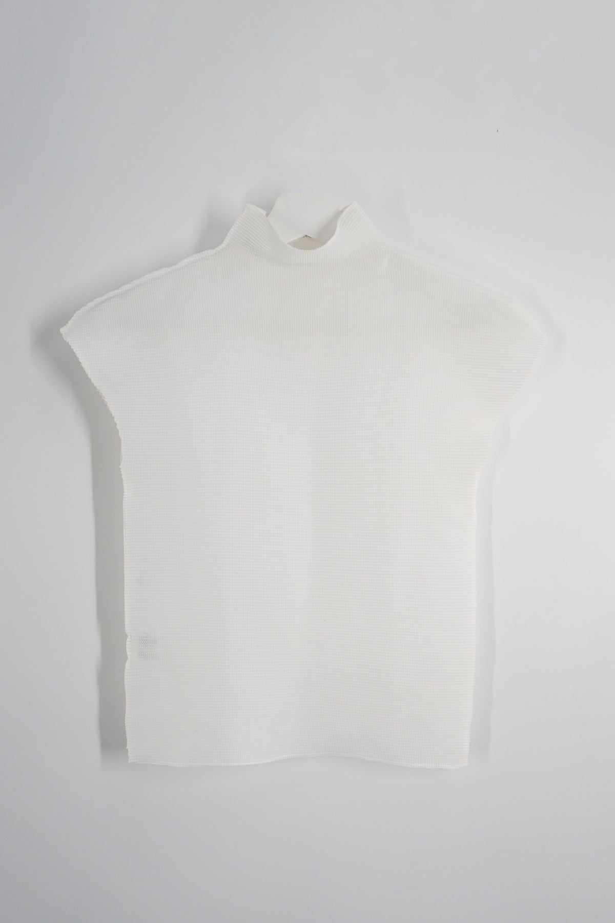 Issey Miyake Me White Short Sleeve Top