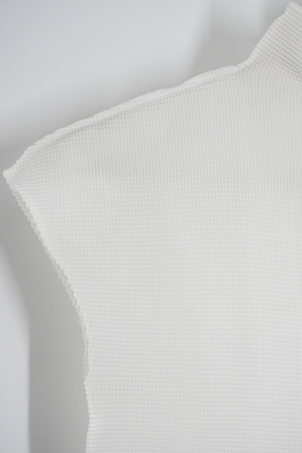 Issey Miyake Me White Short Sleeve Top