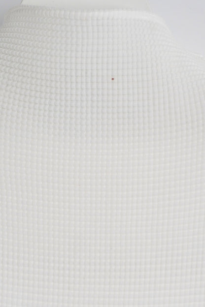 Issey Miyake Me White Short Sleeve Top